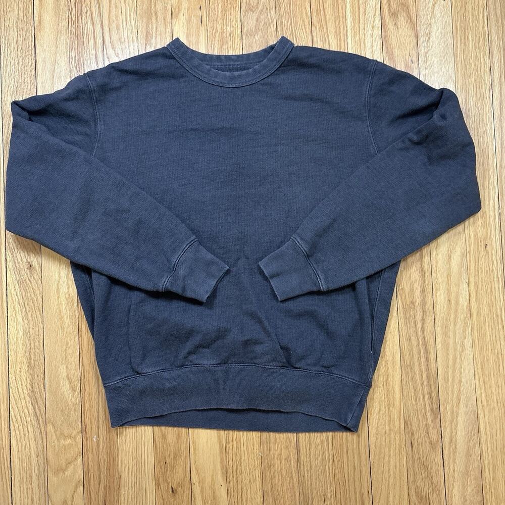 Buck Mason Sweatshirt Mens Size Medium Gray Pullover Crewneck Sweater